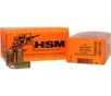 HSM 4512R Training  45 ACP 230 gr Plated Lead Round Nose 50 Bx  20 Cs