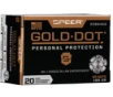 Speer Ammo Gold Dot Personal Protection 45 ACP 185 gr Hollow Point Handgun Ammo