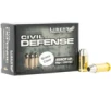 Liberty Ammunition Civil Defense 45 ACP  P 78 gr Lead-Free Fragmenting Hollow Point  LFFHP  Handgun Ammo