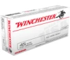 Winchester USA 45 ACP 230 gr Full Metal Jacket FMJ Handgun Ammo