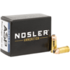 Nosler Assured Stopping Power 9mm Luger 115 gr Jacketed Hollow Point  JHP  20 Per Box Handgun Ammo