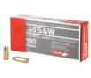 Aguila 1E402110  40 S W 180 Grain FMJ Flat Nose Ammunition  50 Rounds 