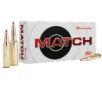 Hornady Match 6 5mm CM Ammunition 20 Rounds ELD Polymer Tip BT 147 Grain
