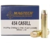 Magtech  454 Casull Ammunition 20 Rounds  FMJFP  260 Grain