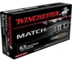 Winchester Ammo S65CM Match 6 5 Creedmoor 140 gr Sierra MatchKing BTHP 20 Per Box