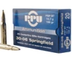 PPU PP30062 Standard Rifle 30-06 Springfield 165 gr Pointed Soft Point Boat Tail 20 Per Box