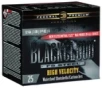 Federal PWBXH1434 Black Cloud FS Steel High Velocity 12 Gauge 3  1 1 8 oz 4 Shot 25 Bx  10 Cs