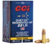 CCI 970 Quiet-22 Segmented HP 22 LR 40 gr Segmented Hollow Point 50 Per Box  100 Case
