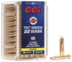CCI 0060 TNT Green 22 WMR 30 gr Speer TNT Green Hollow Point 50 Per Box  40 Case