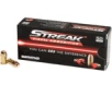 Ammo Inc Streak Visual RED 380 ACP 100 gr Total Metal Case 50 Per Box
