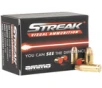 Ammo Inc Streak Visual RED 9mm Luger 115 gr Jacketed Hollow Point 20 Per Box