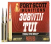 Fort Scott Munitions 308150SCV2 Tumble Upon Impact  TUI  Rifle 308 Win 150 gr Solid Copper Spun 20 Per Box