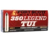Fort Scott Munitions 350125SCV Tumble Upon Impact  TUI  Rifle 350 Legend 125 gr Solid Copper Spun 20 Per Box