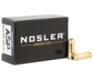 Nosler Assured Stopping Power Handgun 10mm Auto 180 gr Jacket Hollow Point 20 Per Box