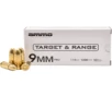 Ammo Inc 9115FMJTR50 9mm 115 gr Full Metal Jacket 50 Per Box