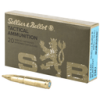 Sellier   Bellot SB300BLKA Rifle 300 Blackout 124 gr Full Metal Jacket 20 Per Box  50 Case