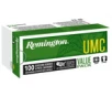 Remington Ammunition 23771 UMC Value Pack 38 Special  P 125 gr Jacket Hollow Point 100 Per Box