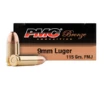 PMC Bronze Battle Pack 9mm Luger 115 gr Full Metal Jacket Ammunition - 9ABP