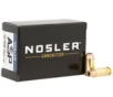 Nosler Assured Stopping Power Handgun 40 S W 180 gr Jacketed Hollow Point - 51279
