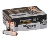 Sig Sauer Elite Defense 9mm Luger 115 gr 1185 fps V-Crown Jacketed Hollow Point  VJHP  - E9MMA150