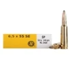 Sellier   Bellot Rifle 6 5X55mm Swedish 140 GR Soft Point 20 Box