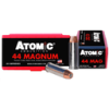 Atomic Ammunition Precision Craft Pistol 44 Rem Mag Bonded Match Hollow Point 240 grain  50 Per Box - 00440