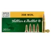 Sellier   Bellot Rifle 308 Win 150 gr Soft Point Cut Through Edge 20 Per Box  25 Case - SB308D