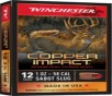 Winchester Ammo Copper Impact 12 Gauge 2 75  1 oz Sabot Slug Shot - X12CLF