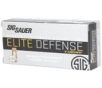 Sig Sauer Elite Defense 9mm Luger 124 gr V Crown Jacketed Hollow Point - E9MMA250