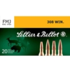 SELLIER   BELLOT 308 Win  147 Grain FMJ Ammo  20 Round Box - SB308A
