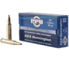 PPU Standard Rifle 223 Rem 55 gr Soft Point  SP  - PP223S