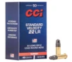 CCI Standard Velocity 22LR 40gr Lead Round Nose 50 Per Box - 0035