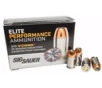 Sig Sauer E9MMA1-20 Elite Performance Ammunition 9mm 115 Grain Jacketed Hollow Point V-Crown 20 Round Box