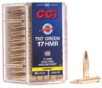 CCI 951 TNT Green 17 HMR 16 gr Speer TNT Green Hollow Point 50 Per Box  40 Case
