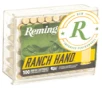Remington Ammunition R21263 Ranch Hand 22LR 42gr Plated Lead Round Nose 100 Per Box