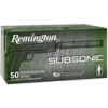 Remington Ammunition 28435 Subsonic 9mmLuger 147gr Flat Nose Enclosed Base 50 Per Box