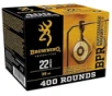 Browning 22 LR  Plated Hollow Point  36 grain - 400 Per Box - B194122401