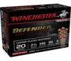Winchester Ammo Defender 20 Gauge 2 75  20 Pellets Copper Plated 3 Buck Shot - SB203PD