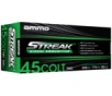 Ammo Inc 45C250TMCSTRKGRN50 Streak Visual  GREEN  45Colt 250gr Total Metal Case 50 Per Box