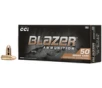 CCI 5296 Blazer Brass Full Metal Jacket 9mm Luger 100gr Full Metal Jacket 50 Per Box