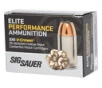 Sig Sauer E10MM20020 Elite Performance 10mmAuto 200gr V-Crown Jacketed Hollow Point 20 Per Box