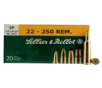 Sellier   Bellot Rifle 22-250 Rem 55 gr Soft Point 20 Per Box - SB22250B