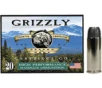 Grizzly Ammo Wide Long Nose Gas Check Ammo   P 335gr 20 Per Box 10 Case 45Colt - GC45C P14
