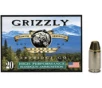 Grizzly Ammo Full Metal Jacket Flat Point Ammo   P 124gr 20 Per Box 10 Case 9mm - GC9M P1