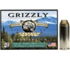 Grizzly Ammo Jacketed Hollow Point Ammo   P 225gr 20 Per Box 10 Case 45Colt - GC45C P3