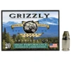 Grizzly Ammo Jacketed Hollow Point Ammo  90gr 20 Per Box 10 Case 357Sig - GC357S2