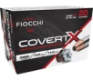 Fiocchi CovertX Ammo  124gr Jacketed Hollow Point 20 Per Box 10 Case 9mm - 9CCWB