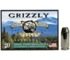Grizzly Ammo Jacketed Hollow Point Ammo  180gr 20 Per Box 10 Case 10mm Auto - GC10M4