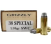 Grizzly Ammo Semi Wad-Cutter Ammo  158gr 50 Per Box 10 Case 38Special - GC38SP7