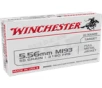Winchester WM193 5 56mm Ammo 55gr FMJ 20rds